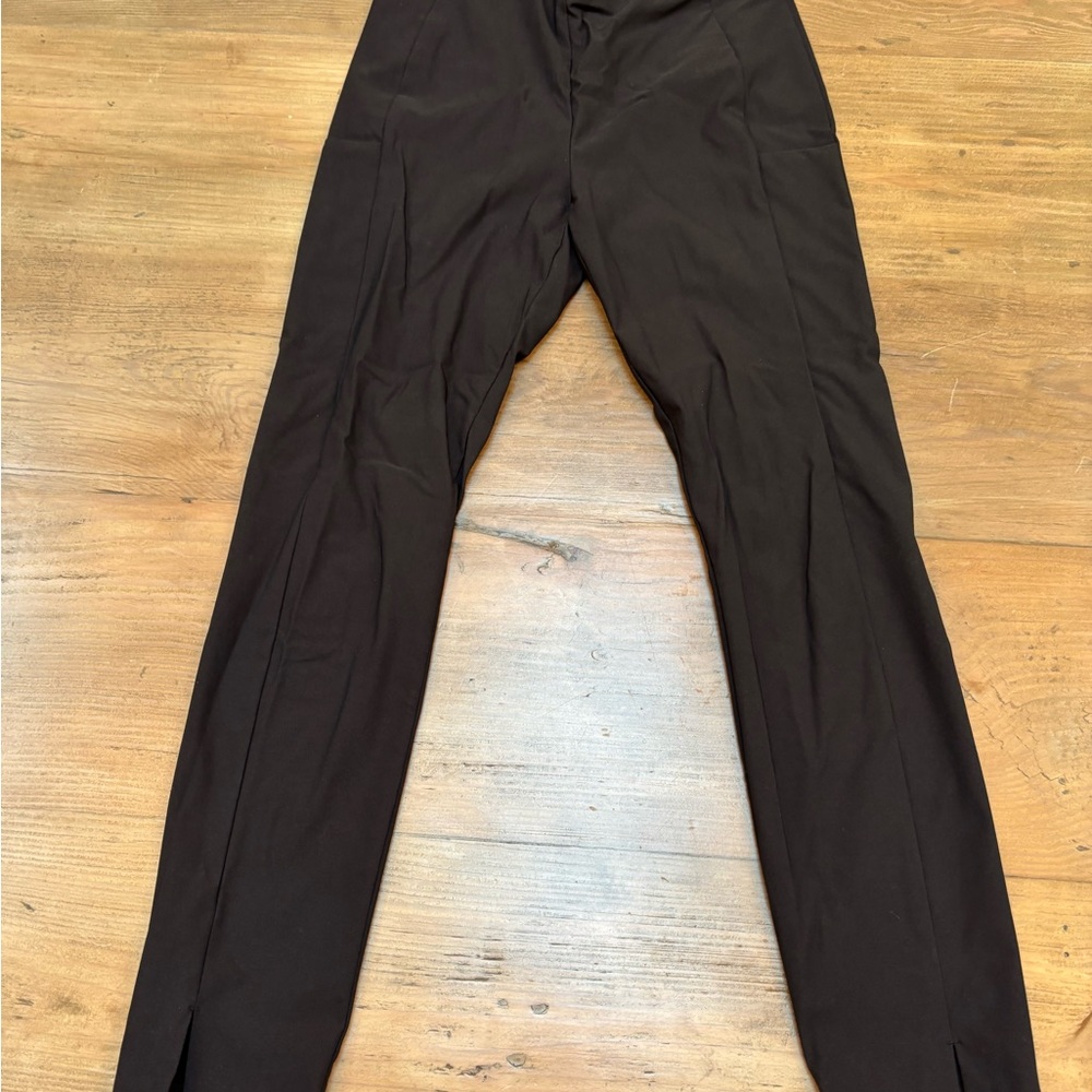 Athleta Black Dress Pants Straight-Leg Classic